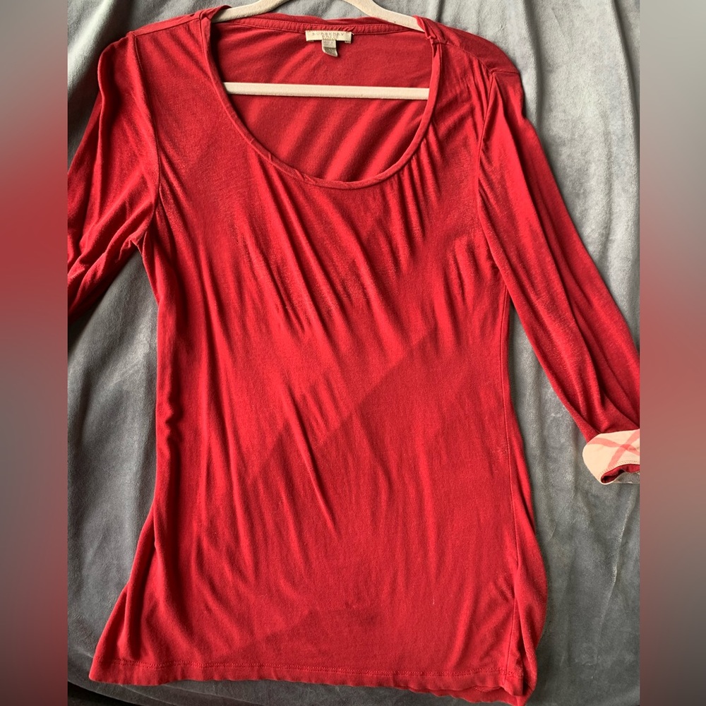 Burberry brit red top